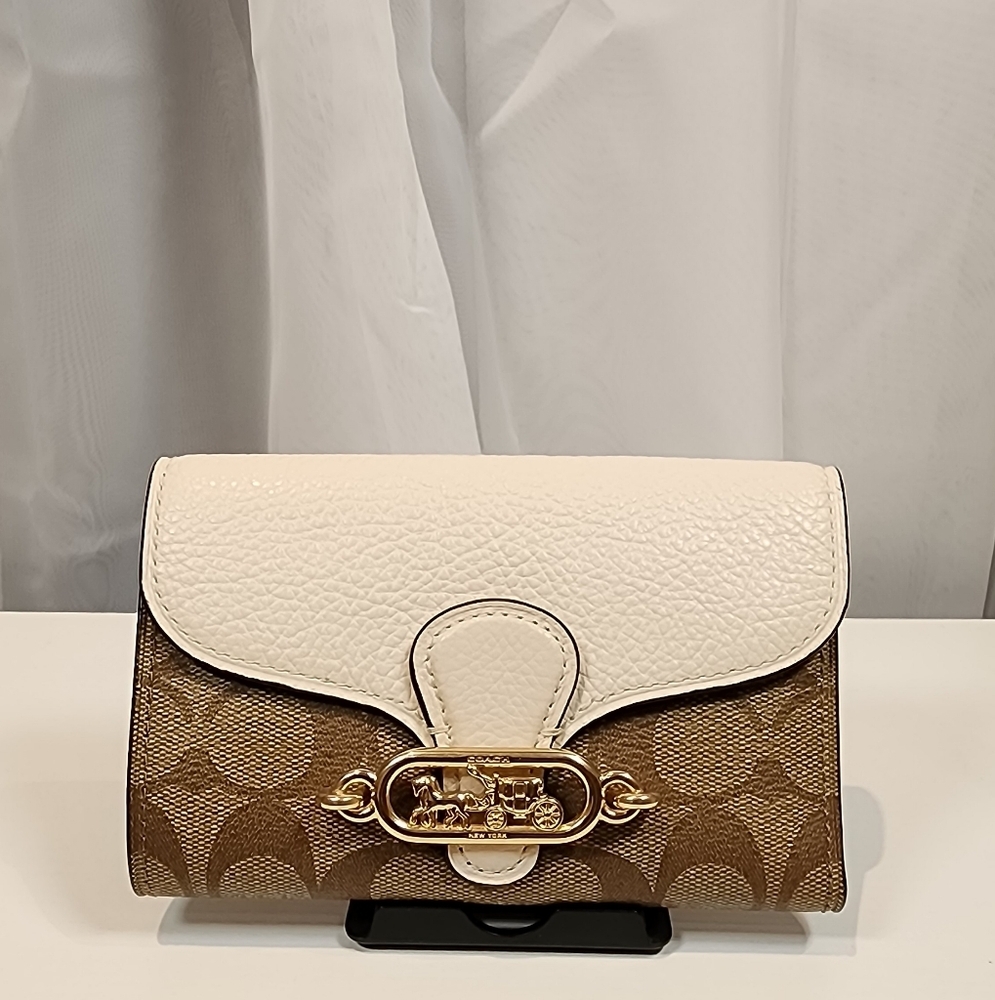 Coach Medium Envelope Wallet In Signature Canvas